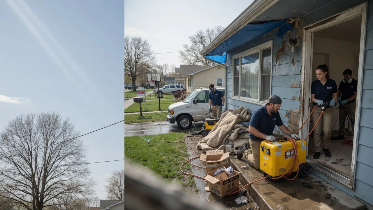 Basement Flood Cleanup in Wolfe City, TX near me